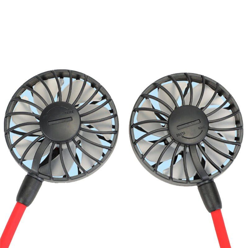 Rechargeable Neckband Fan